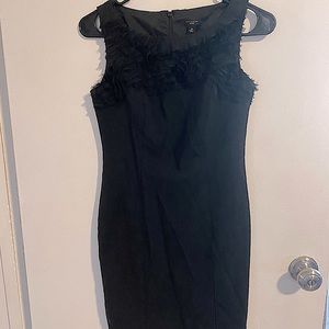 Black Knee-Length Ann Taylor Dress